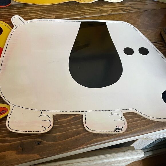 Stotter Vintage 1970’s Animal Placements Cat Dog Horse Duck set of 4 - Picture 5 of 16